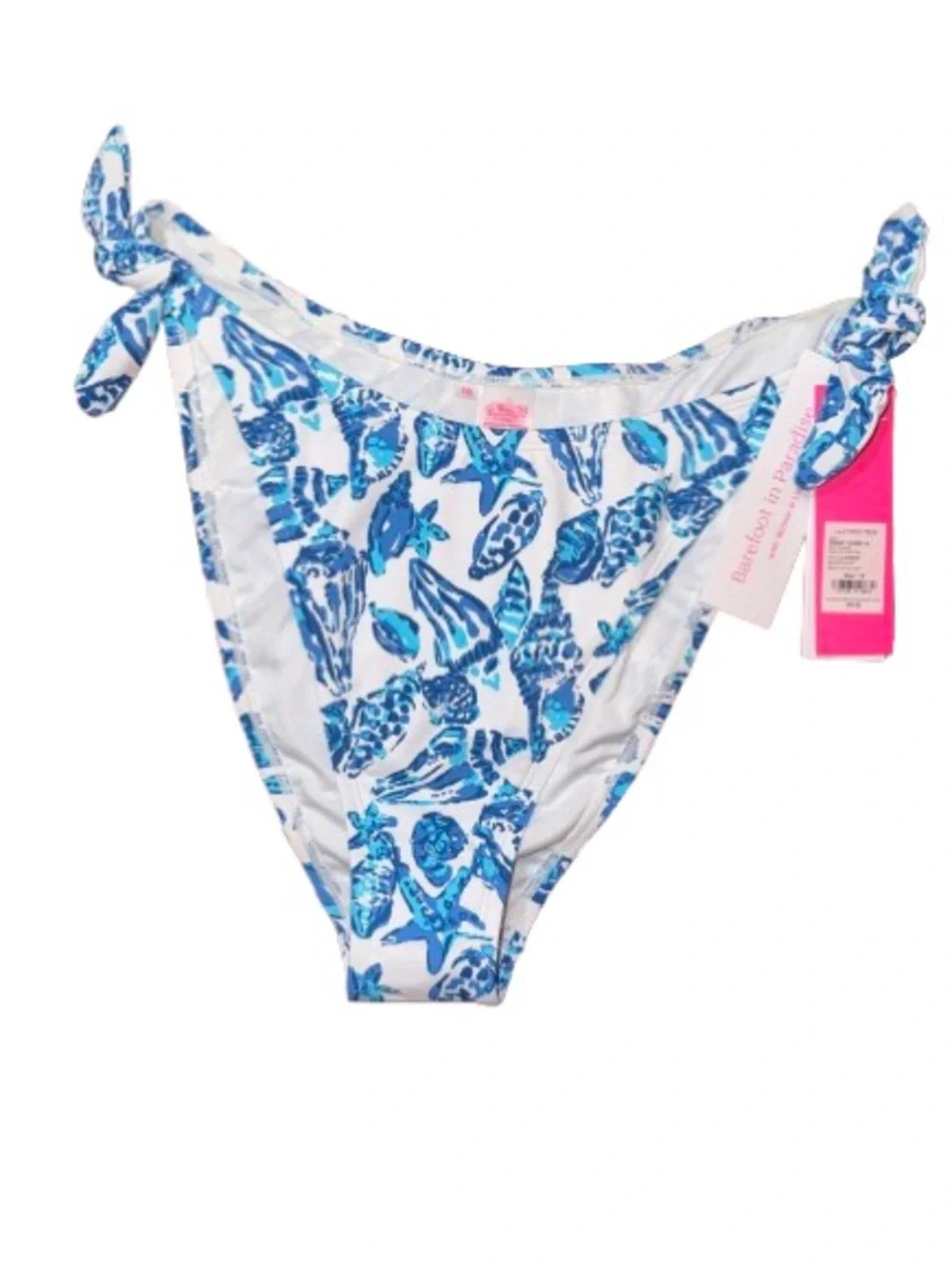 NWT Lilly Pulitzer Resort White Roga Shell Collector bikini bottom sz 16